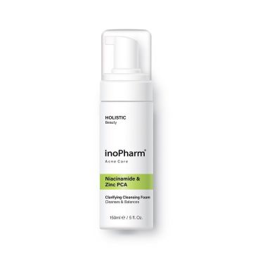 InoPharm Acne Care Почистваща пяна с ниацинамид и цинк PCA x150 мл