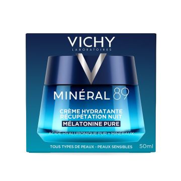 Vichy Mineral 89 Възстановяващ нощен крем за лице х50 мл