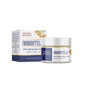 Wooden Spoon Immortelle Дневен крем против бръчки с безсмъртниче х50 мл