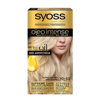 Syoss Oleo Intense Трайна крем боя за коса без амоняк, 10-50 Ashy Blond