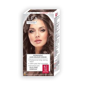 Elea Professional Боя за коса, цвят 6,1 Dark Ash Blond