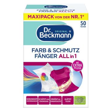 Dr. Beckmann Кърпички за пране улавящи оцветители и замърсители x50 броя