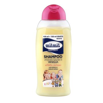 Milmil Kids Детски шампоан с балсам с екстракт от ванилия x400 +100 мл