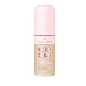 Essence Silky Blur Дълготраен фон дьо тен за гладък и естествен матов завършек х30 мл, 120