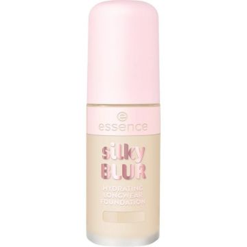 Essence Silky Blur Дълготраен фон дьо тен за гладък и естествен матов завършек х30 мл, 100