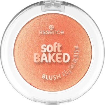 Essence Soft Baked Blush Руж за лице със сияен завършек х4,5 грама, 20 Peach Please