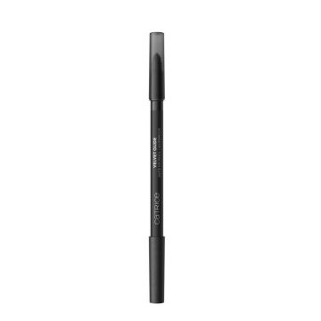Catrice Velvet Glide Водоустойчив гел молив за очи с матов завършек, 010 Black Stone
