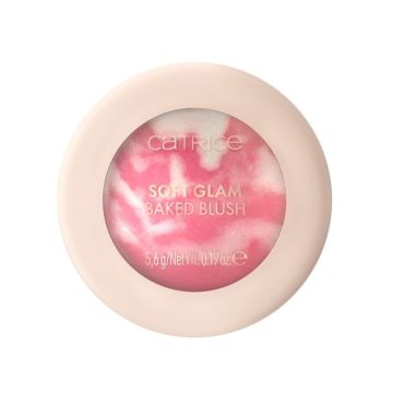 Catrice Soft Glam Руж и хайлайтър с блестящи перли х5,6 грама, цвят 050 Cheek Lover