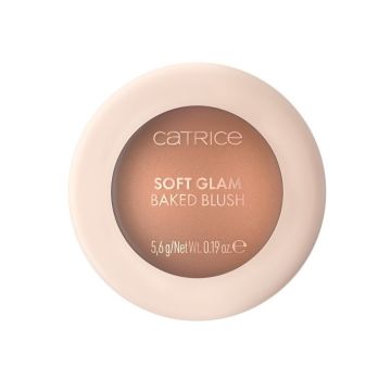 Catrice Soft Glam Руж и хайлайтър с блестящи перли х5,6 грама, цвят 060 Blonzer Heat