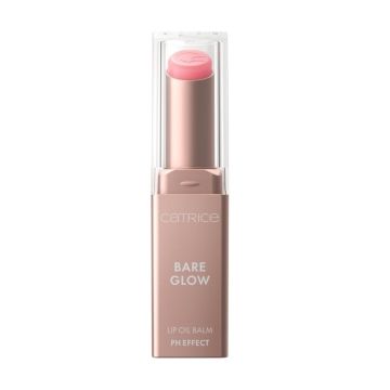 Catrice Bare Glow Олио балсам за устни с променящ се цвят за естествен блясък х3 грама, 010 Cool Pink