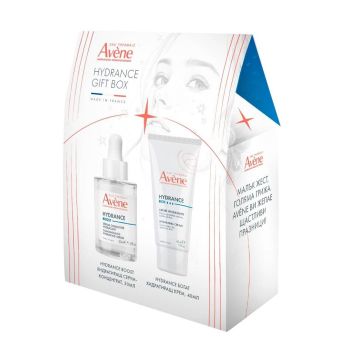 Avene Hydrance Boost Комплект за лице Хидратиращ серум-концентрат и Богат хидратиращ крем за суха и чувствителна кожа