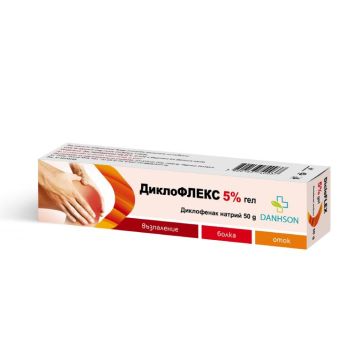 Диклофлекс гел 5% х50 грама Дансон