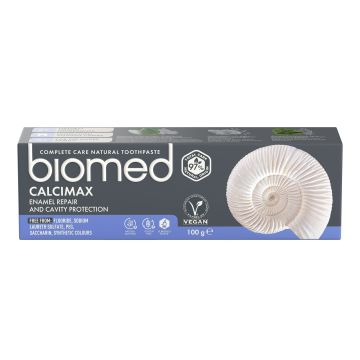 Biomed Calcimax Паста за зъби за укрепване и минерализиране на емайла х100 грама