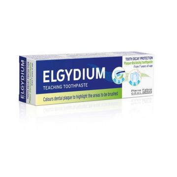 Elgydium Teaching Паста за зъби, разкриваща плаката и подпомагаща защитата от кариеси х50 мл