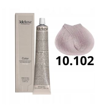 3Deluxe Colour Трайна боя за коса с арганово масло и екстракт от невен, цвят 10.102