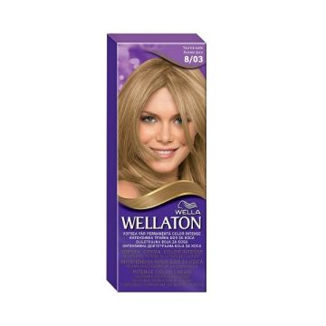Wellaton Трайна боя за коса за наситен цвят, 8/03 Есенно русо