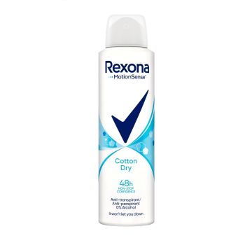 Rexona Cotton Dry Део спрей против изпотяване за жени х150 мл