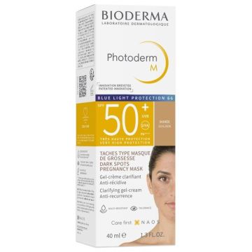 Bioderma Photoderm M Слънцезащитен крем за предотвратяване на пигментации SPF50+ x40 мл, Golden