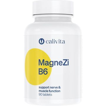 MagneZi B6 Магнезий с цинк и В6 х90 таблетки Calivita