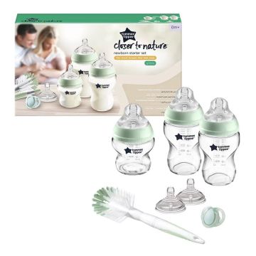 Tommee Tippee Комплект за новородено Easi-Vent, стъкло