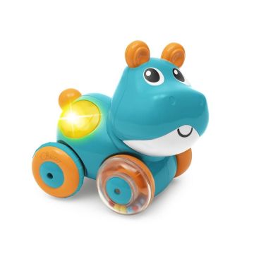 Chicco Детска музикална играчка Хипопотам подходяща за деца от 6 до 36 месеца, 0408