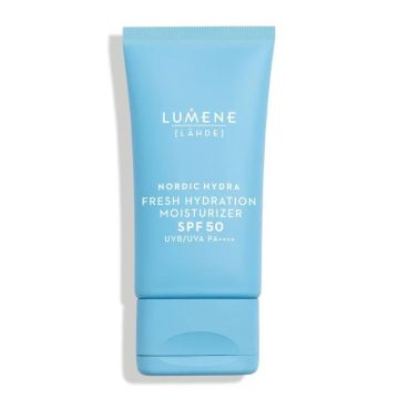 Lumene Lahde Интензивно хидратиращ флуид с висока слънцезащита SPF50 x50 мл