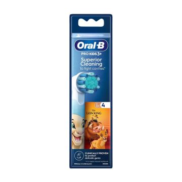 Oral-B Kids Lion King Накрайник за електрическа четка за зъби за деца x4 броя