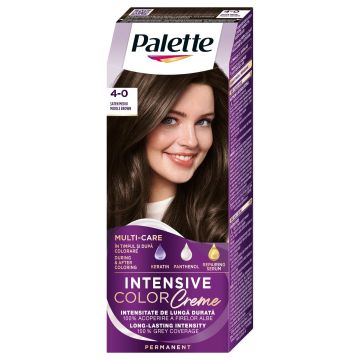 Palette Intensive Color Creme Дълготрайна крем боя за коса, 4-0 Middle Brown