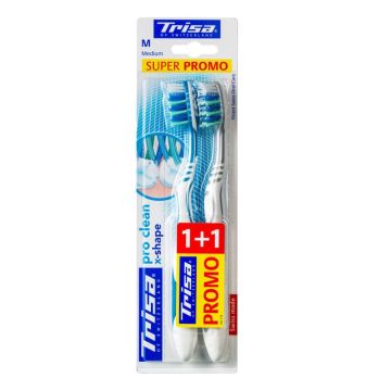 Trisa Extra Duo Комплект четки за зъби, размер М