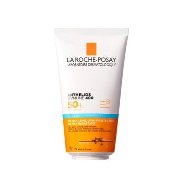 La Roche-Posay Anthelios UVMune 400 Слънцезащитно хидратиращо мляко за лице и тяло SPF50+ х150 мл