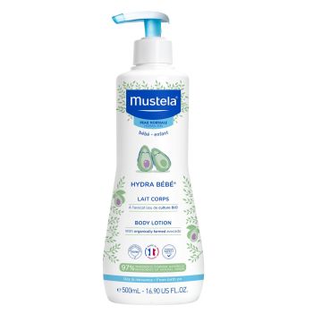 Mustela Hydra Bebe Лосион за тяло за бебета и деца за нормална кожа х500 мл