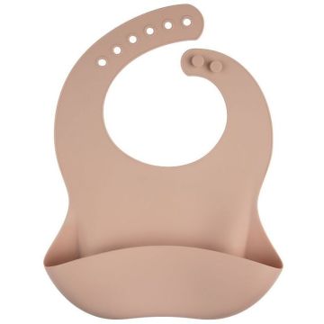 Canpol babies Силиконов лигавник с джоб, бежов - 51/030