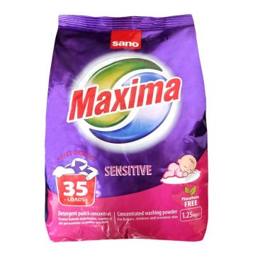 Sano Maxima Sensitive Прах за пране x1.25 кг, 35 пранета