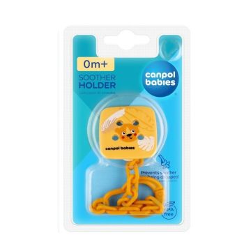 Canpol Babies Toys Клипс с верижка х1 брой, оранжев
