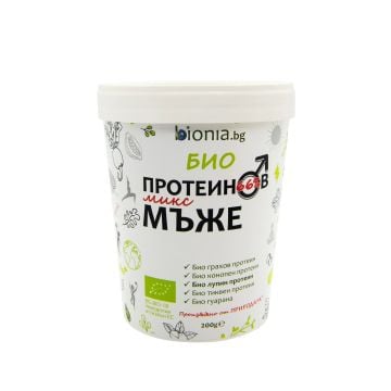 Био протеинов микс за мъже x200 грама Bionia