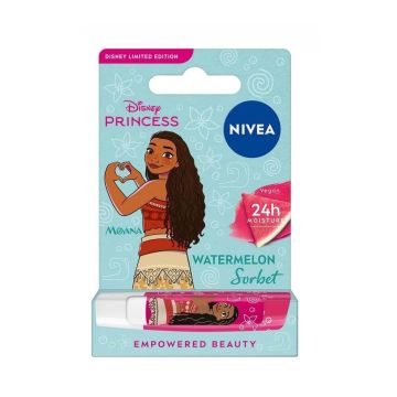 Nivea Disney Princess Moana Балсам за устни с аромат на диня x4.8 грама