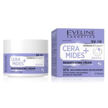 Eveline Korean Rituals Ceramides+ Регенериращ крем за лице х50 мл