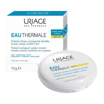 Uriage Eau Thermale Термална хидратираща крем-пудра за лице с фактор SPF30 х10 грама