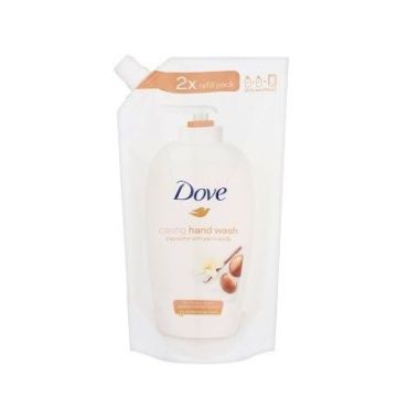 Dove Shea Butter Течен крем-сапун за ръце с масло от ший и аромат на ванилия - пълнител х500 мл