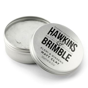 Hawkins & Brimble Вакса за коса Матираща, с аромат на елеми и женшен х100 мл