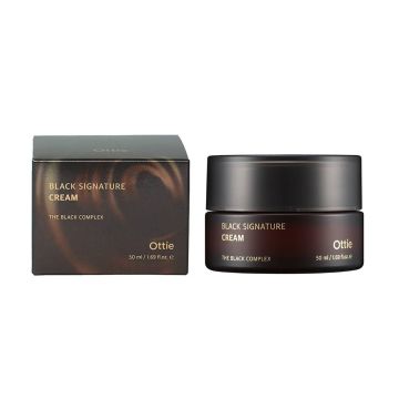 Ottie Black Signature Крем за лице с муцин от черен охлюв x50 мл