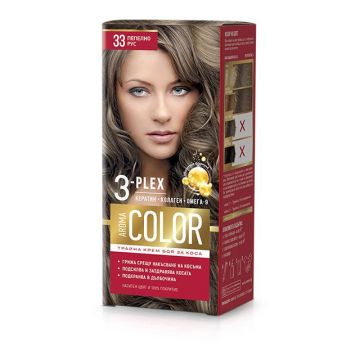 Aroma Color Дълготрайна крем-боя за коса, 33 Пепелно рус