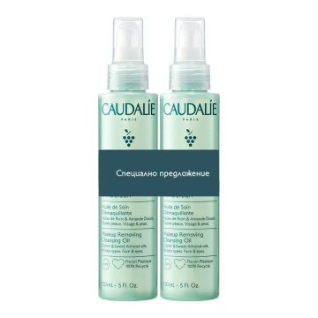 Caudalie Vinoclean Почистваща пяна за лице за всеки тип кожа 2x150 мл