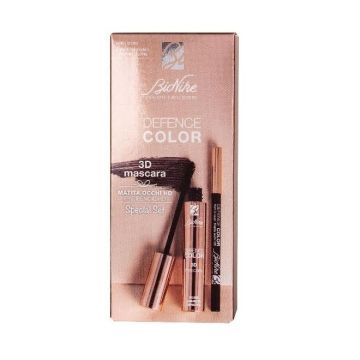 Bionike Промо комплект Defence Color 3D Volume Спирала за мигли с 3D ефект и Bionike Defence Color Kohl & Kajal HD Молив за очи