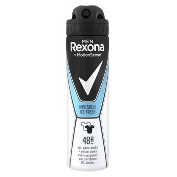 Rexona Men Invisible Ice Fresh Део спрей против изпотяване за мъже х150 мл