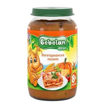Bebelan Пюре вегетарианска лазаня за деца над 8 месеца х220 грама - 5503