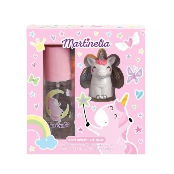 Martinelia Unicorn Dreams Комплект боди спрей и балсам за устни, 24185