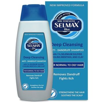 Selmax Deep Cleansing Дълбоко почистващ шампоан против пърхот със селенов сулфид за нормална и склонна към омазняване коса x200 мл