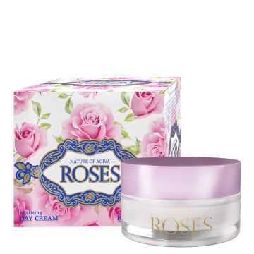 Nature of Agiva Roses Витализиращ дневен крем с натурална розова вода х30 мл