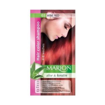 Marion Шампоан оцветител с алое вера и кератин, цвят 65